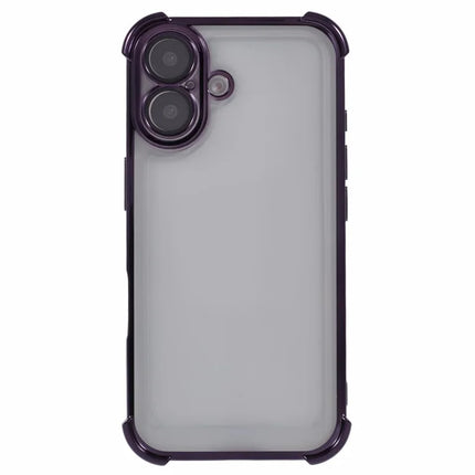 For iPhone 16 Plus Case Reinforced Corners TPU Clear Back Cover
