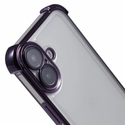 For iPhone 16 Plus Case Reinforced Corners TPU Clear Back Cover