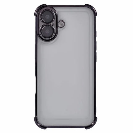For iPhone 16 Plus Case Reinforced Corners TPU Clear Back Cover