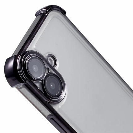 For iPhone 16 Plus Case Reinforced Corners TPU Clear Back Cover