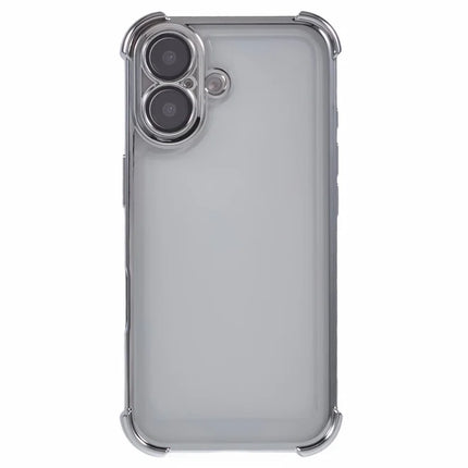 For iPhone 16 Plus Case Reinforced Corners TPU Clear Back Cover
