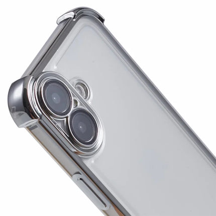 For iPhone 16 Plus Case Reinforced Corners TPU Clear Back Cover
