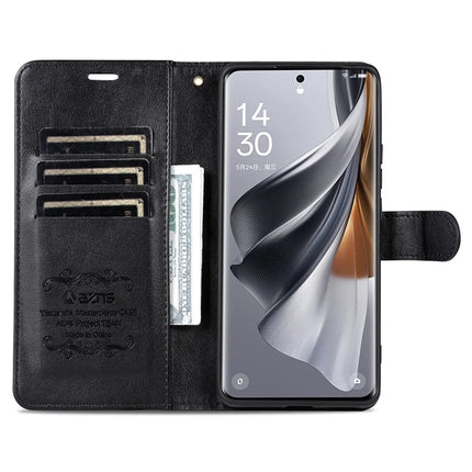 AZNS For Honor Magic7 Pro 5G Case Anti-Scratch PU Leather Stand Wallet Phone Cover