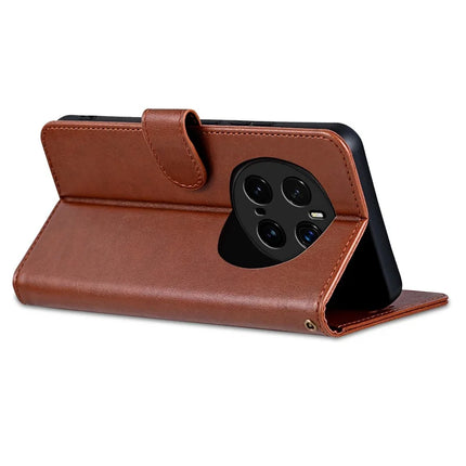 AZNS For Honor Magic7 Pro 5G Case Anti-Scratch PU Leather Stand Wallet Phone Cover