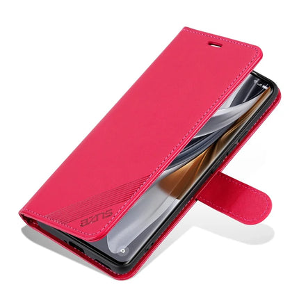 AZNS For Honor Magic7 Pro 5G Case Anti-Scratch PU Leather Stand Wallet Phone Cover