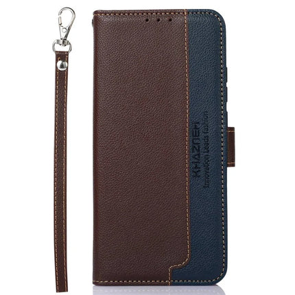 KHAZNEH For OnePlus 13 Case RFID Blocking Wallet PU Leather Phone Cover