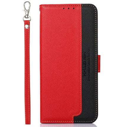 KHAZNEH For OnePlus 13 Case RFID Blocking Wallet PU Leather Phone Cover