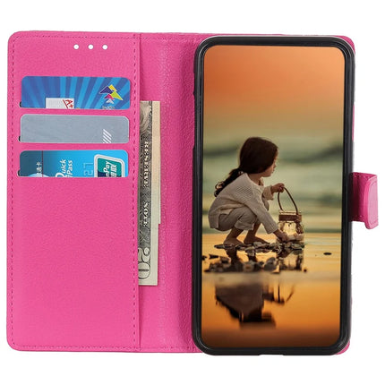 For OnePlus 13 Wallet Case PU Leather Phone Cover Litchi Texture