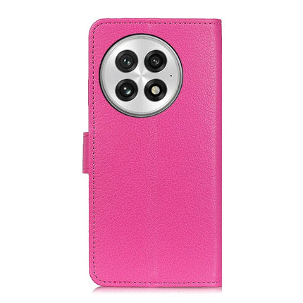 For OnePlus 13 Wallet Case PU Leather Phone Cover Litchi Texture