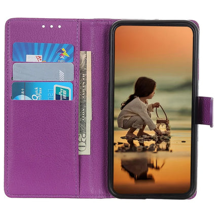 For OnePlus 13 Wallet Case PU Leather Phone Cover Litchi Texture
