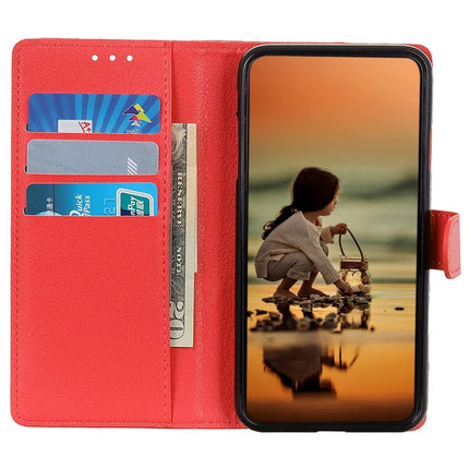 For OnePlus 13 Wallet Case PU Leather Phone Cover Litchi Texture