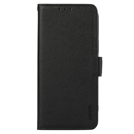 ABEEL For Motorola Moto G75 5G Case Litchi Texture Leather RFID Blocking Phone Cover