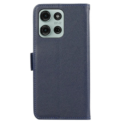ABEEL For Motorola Moto G75 5G Case Litchi Texture Leather RFID Blocking Phone Cover