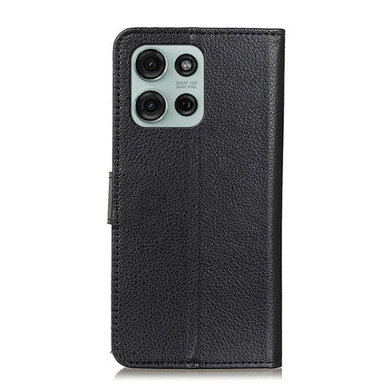 For Motorola Moto G75 5G Wallet Case PU Leather Phone Cover Litchi Texture