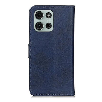 For Motorola Moto G75 5G Stand Wallet Case Cowhide Texture Leather Phone Cover