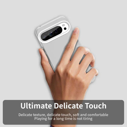 For Google Pixel 9 Pro XL Case PC+TPU+PET Matte Anti-Drop Phone Back Cover