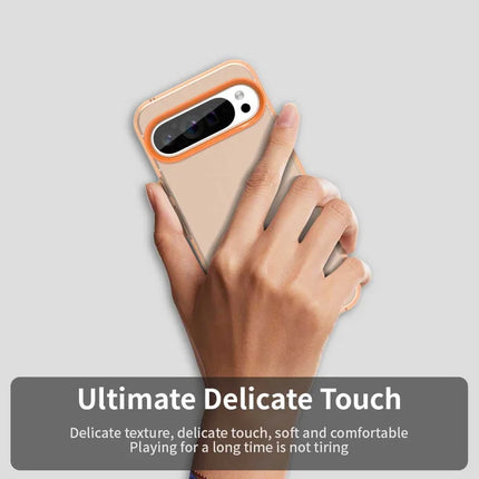 For Google Pixel 9 Pro XL Case PC+TPU+PET Matte Anti-Drop Phone Back Cover
