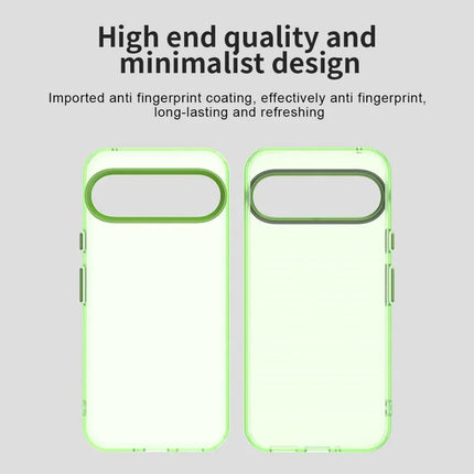 For Google Pixel 9 Pro XL Case PC+TPU+PET Matte Anti-Drop Phone Back Cover