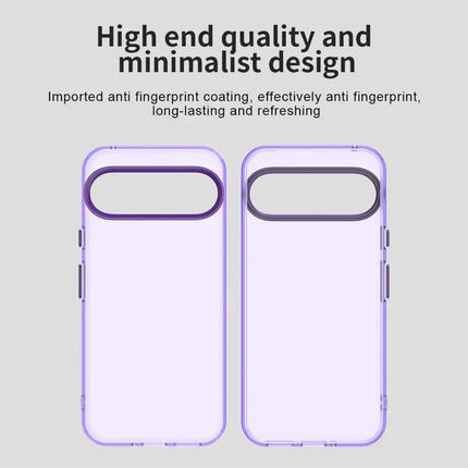 For Google Pixel 9 Pro XL Case PC+TPU+PET Matte Anti-Drop Phone Back Cover