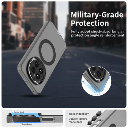For Honor Magic7 5G Case Compatible with MagSafe PC+TPU+PET Anti-Drop Phone Cover