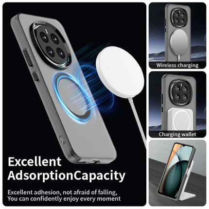 For Honor Magic7 5G Case Compatible with MagSafe PC+TPU+PET Anti-Drop Phone Cover