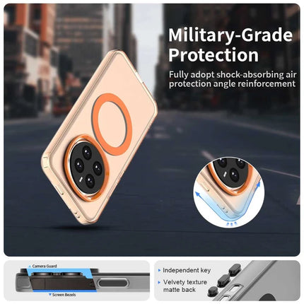 For Honor Magic7 5G Case Compatible with MagSafe PC+TPU+PET Anti-Drop Phone Cover
