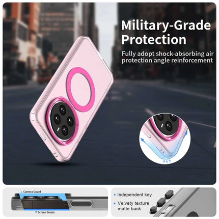 For Honor Magic7 5G Case Compatible with MagSafe PC+TPU+PET Anti-Drop Phone Cover