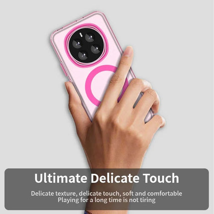 For Honor Magic7 5G Case Compatible with MagSafe PC+TPU+PET Anti-Drop Phone Cover