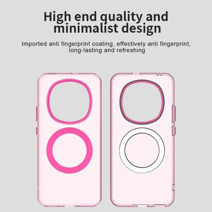 For Honor Magic7 5G Case Compatible with MagSafe PC+TPU+PET Anti-Drop Phone Cover