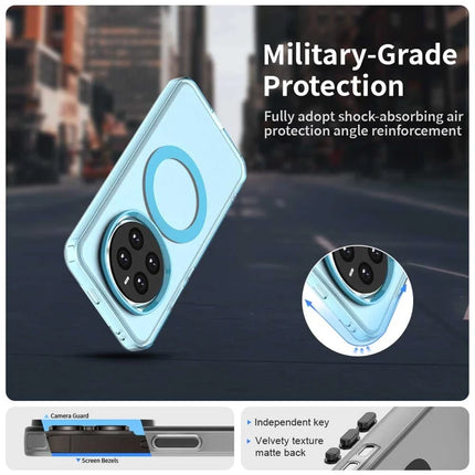 For Honor Magic7 5G Case Compatible with MagSafe PC+TPU+PET Anti-Drop Phone Cover