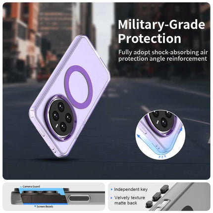 For Honor Magic7 5G Case Compatible with MagSafe PC+TPU+PET Anti-Drop Phone Cover