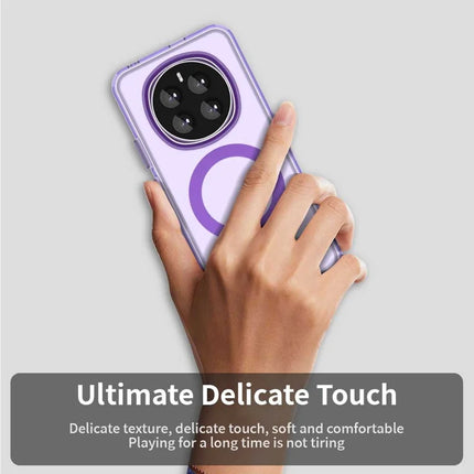 For Honor Magic7 5G Case Compatible with MagSafe PC+TPU+PET Anti-Drop Phone Cover