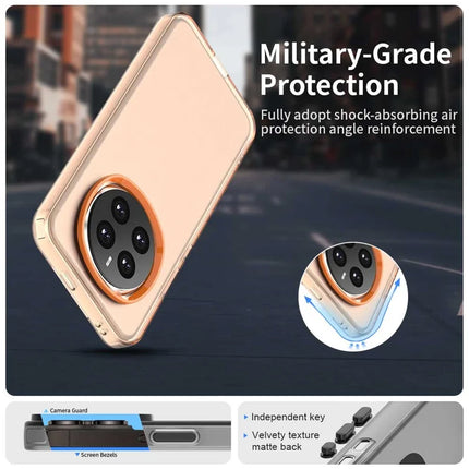 For Honor Magic7 5G Case PC+TPU+PET Matte Anti-Drop Phone Back Cover