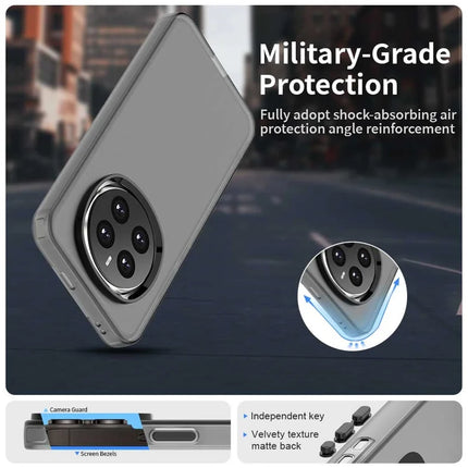 For Honor Magic7 5G Case PC+TPU+PET Matte Anti-Drop Phone Back Cover
