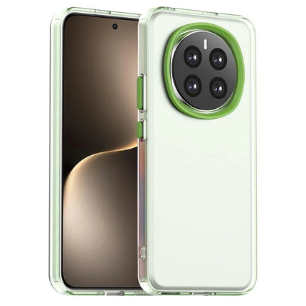 For Honor Magic7 5G Case PC+TPU+PET Matte Anti-Drop Phone Back Cover - Green