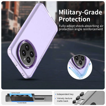 For Honor Magic7 5G Case PC+TPU+PET Matte Anti-Drop Phone Back Cover
