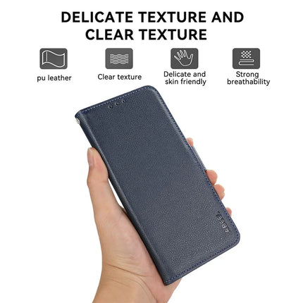 ABEEL For Google Pixel 9a Case Litchi Texture Leather RFID Blocking Phone Cover