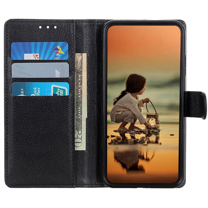 For Google Pixel 9a Wallet Case PU Leather Phone Cover Litchi Texture