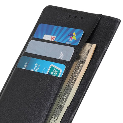 For Google Pixel 9a Wallet Case PU Leather Phone Cover Litchi Texture