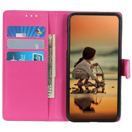 For Google Pixel 9a Wallet Case PU Leather Phone Cover Litchi Texture