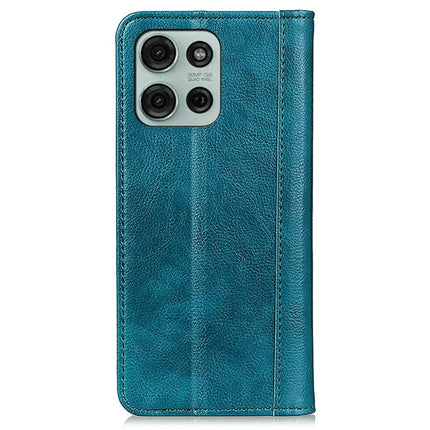 For Motorola Moto G75 5G Stand Case Split Leather Litchi Texture Wallet Phone Cover