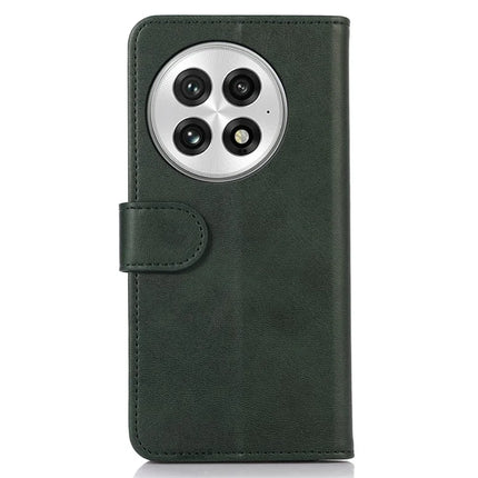 For OnePlus 13 Case Cowhide Texture Leather Wallet Phone Cover with Stand