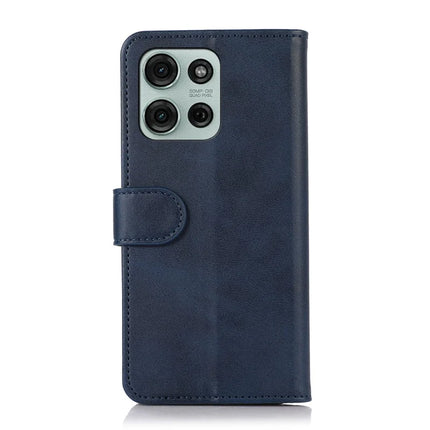 For Motorola Moto G75 5G Case Cowhide Texture Leather Wallet Phone Cover with Stand