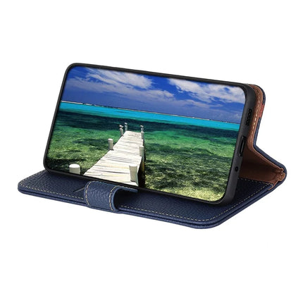 KHAZNEH For OnePlus 13 Phone Case Genuine Cow Leather Flip Cover