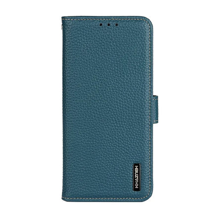 KHAZNEH For OnePlus 13 Phone Case Genuine Cow Leather Flip Cover