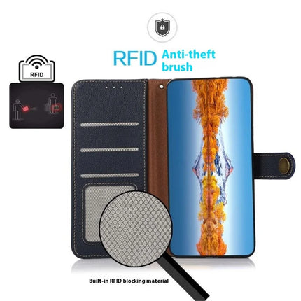 KHAZNEH For OnePlus 13 Case Genuine Cow Leather Wallet Phone Cover