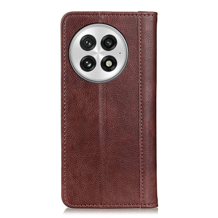 For OnePlus 13 Stand Case Split Leather Litchi Texture Wallet Phone Cover