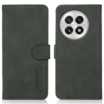 KHAZNEH For OnePlus 13 Stand Case PU Leather Wallet Phone Cover - Green