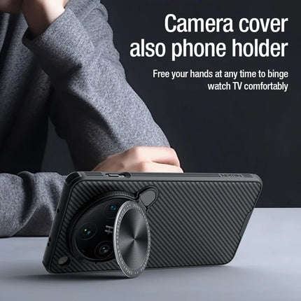 NILLKIN Camshield Prop Magnetic Series for Oppo Find X8 Pro 5G Case Compatible with MagSafe PC+TPU Phone Cover with Camera Cover