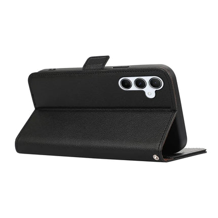 ABEEL For Samsung Galaxy A16 5G  /  4G Case Litchi Texture Leather RFID Blocking Phone Cover